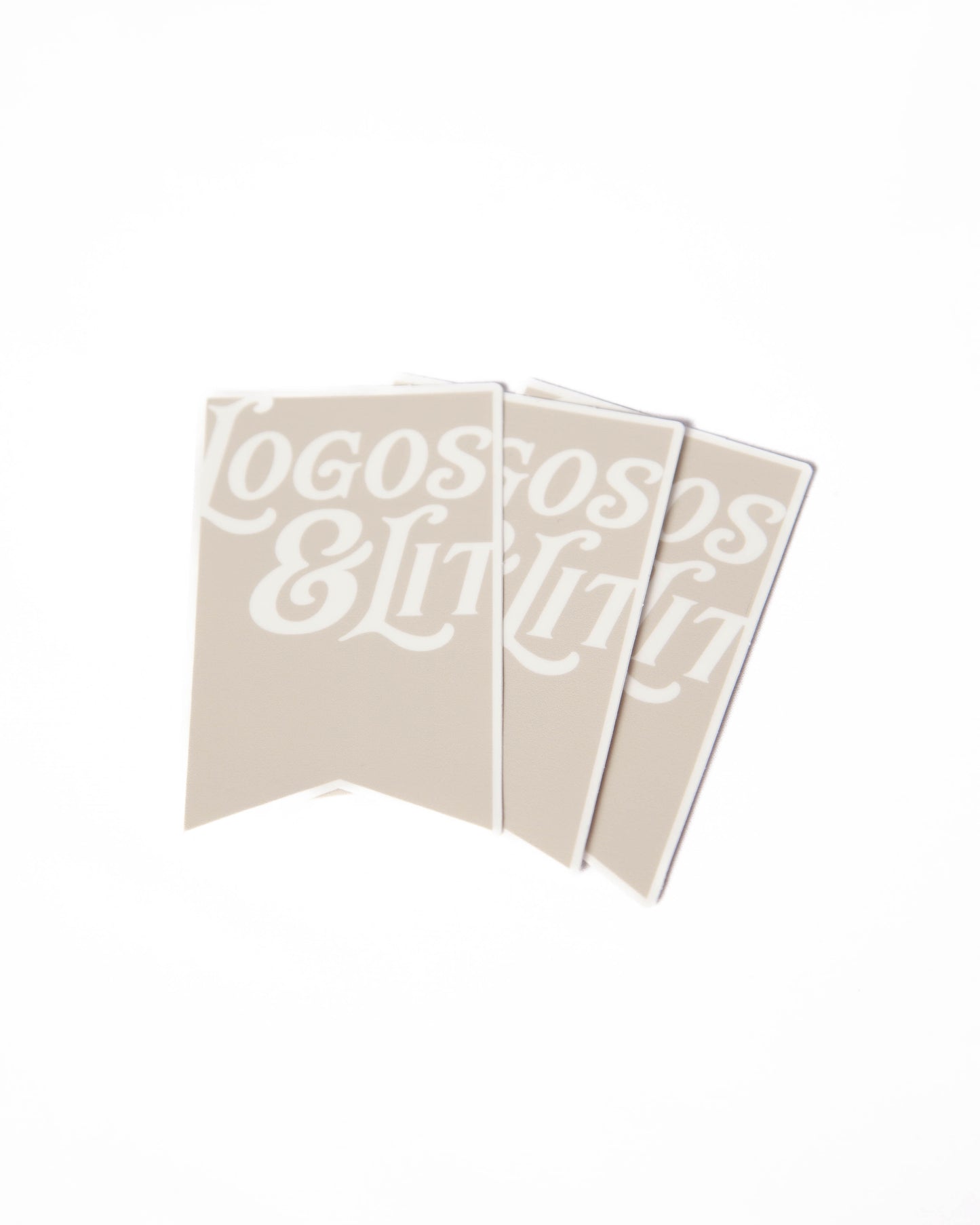 Logos & Lit Bookmark Sticker