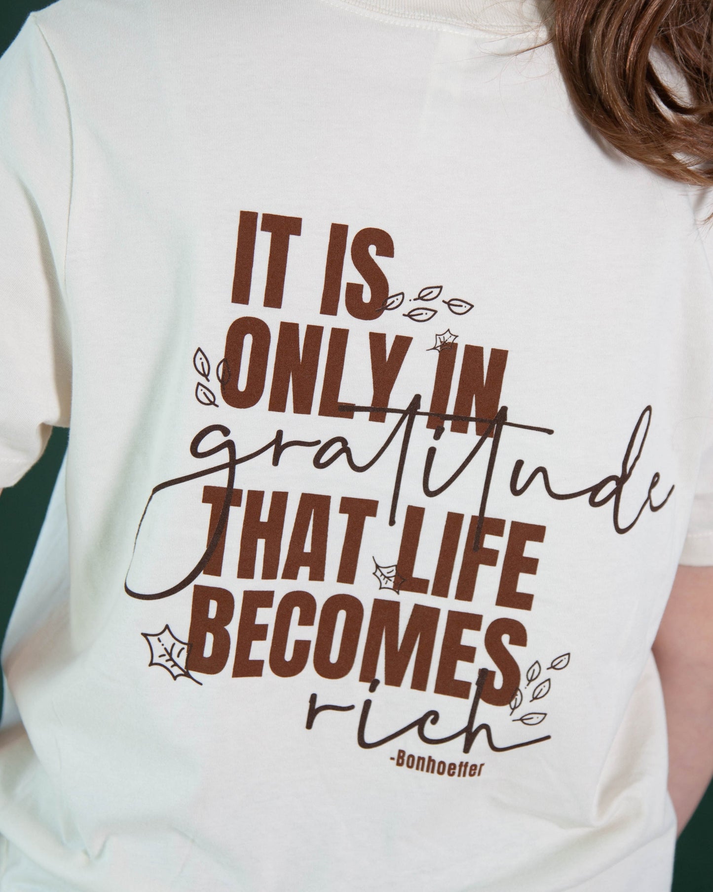 Ivory Gratitude (Bonhoeffer) Tee
