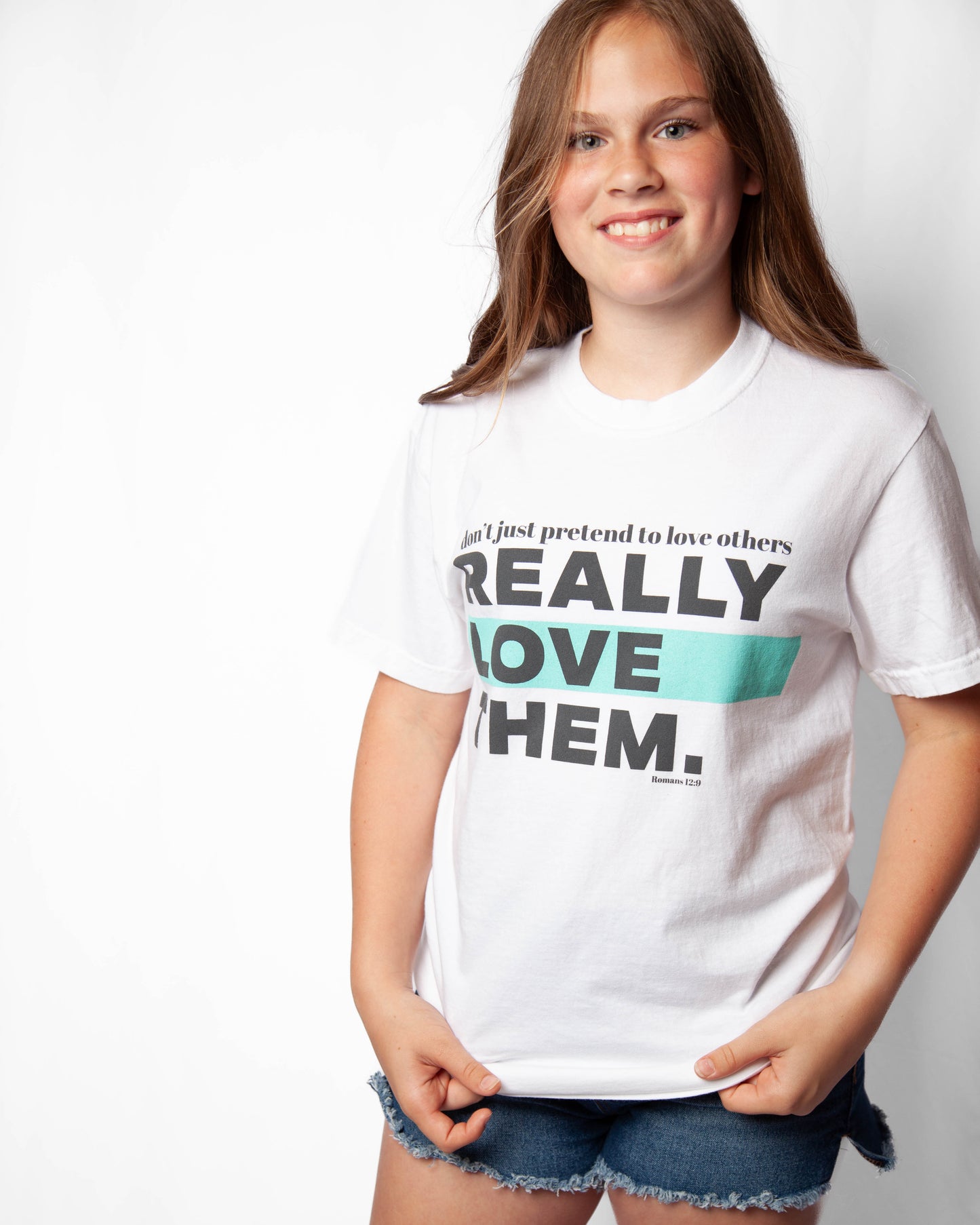 Love Them (Romans 12:9) Tee - White