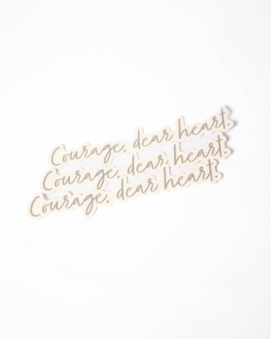 Courage, Dear Heart (Lewis) Sticker