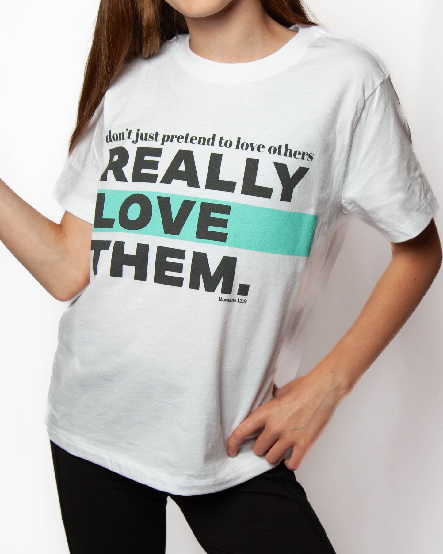 Love Them (Romans 12:9) Tee - White